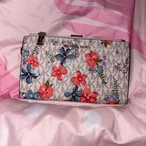 Michael Kors Multicolor Floral Clutch